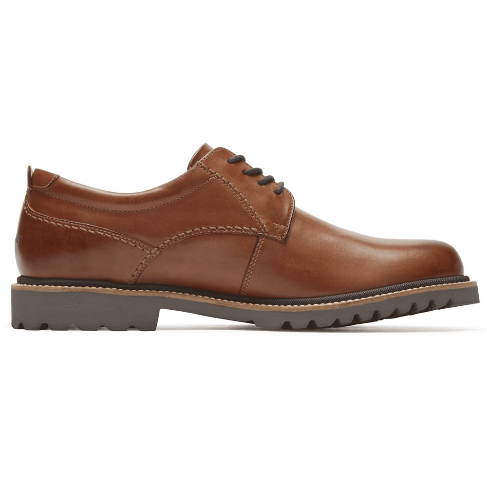 Sapatos Oxford Homem Rockport Marshall Plain Toe Marrom,Portugal UALGW-4285